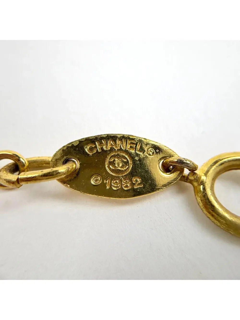 Chanel Cc Logo Pendant Necklace Metal #327524C99B